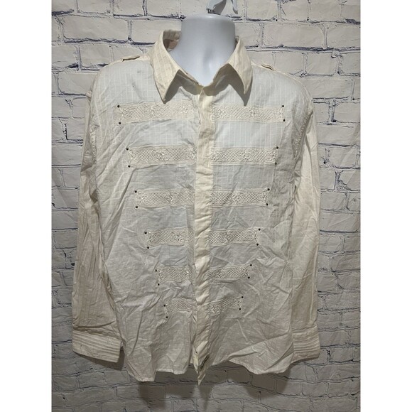 NWT Christopher Wicks English Laundry Men's Hand Sewn & Embroidered Size XXL - Picture 1 of 12
